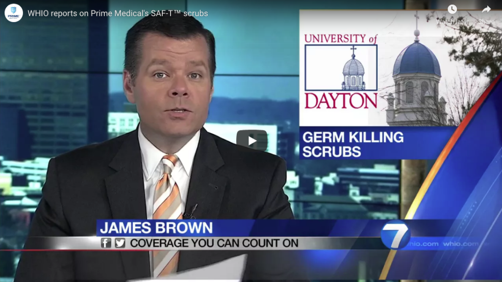 University of Dayton Germ Killing Scrubs
